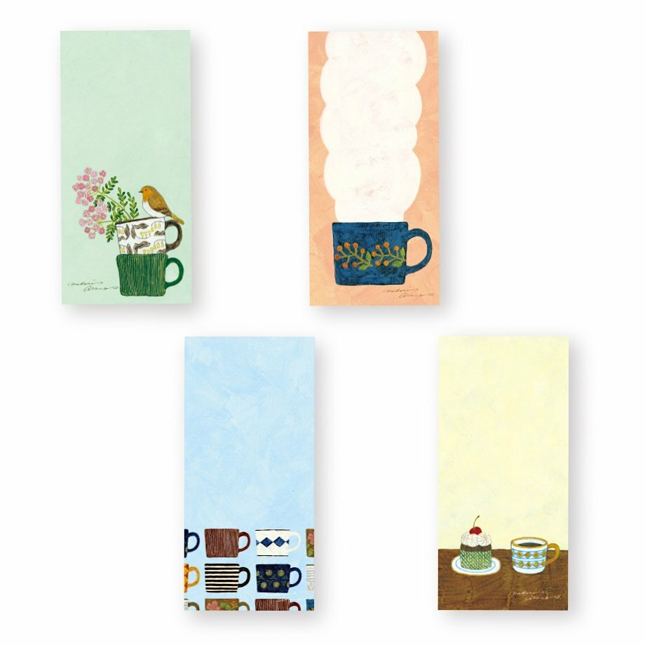 Hyogensha Mino Washi Paper Pad－Midori Asano My favorite mugs (Japanese Stationery Brand)