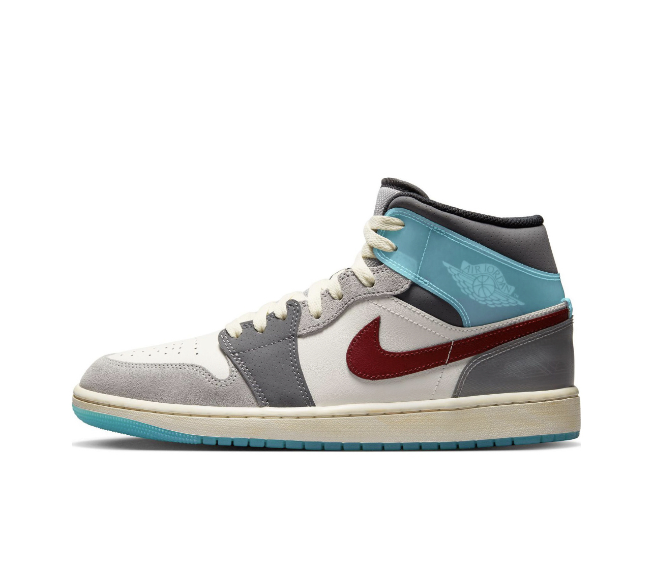 Nike 休閒鞋 男鞋 喬丹 AJ1 星際 灰 藍 奶油底 FB1870-161 NOV LU