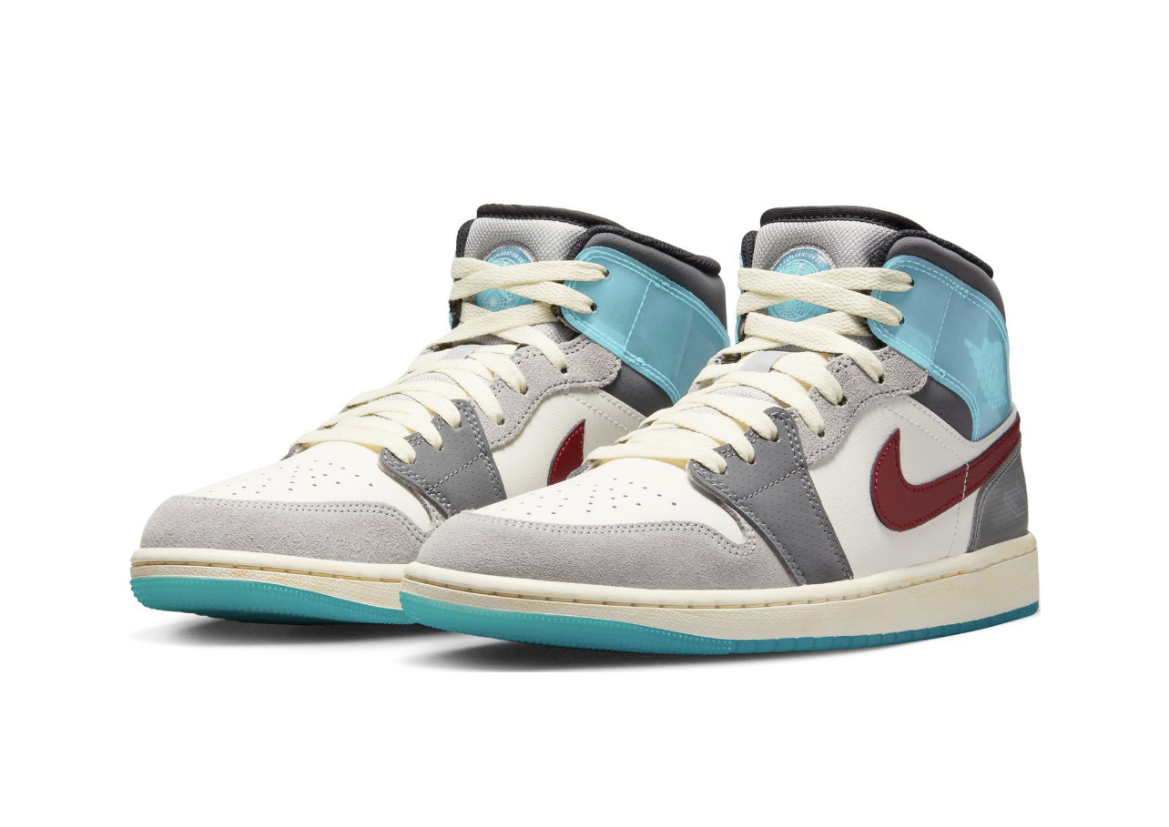 Nike 休閒鞋 男鞋 喬丹 AJ1 星際 灰 藍 奶油底 FB1870-161 NOV LU