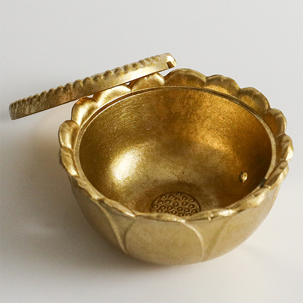 【高岡銅器】無心(六心)地藏-蓮台 香爐