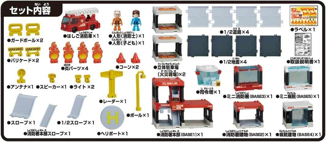 《 TAKARA TOMY 》 TOMIC新城鎮-消防基地
