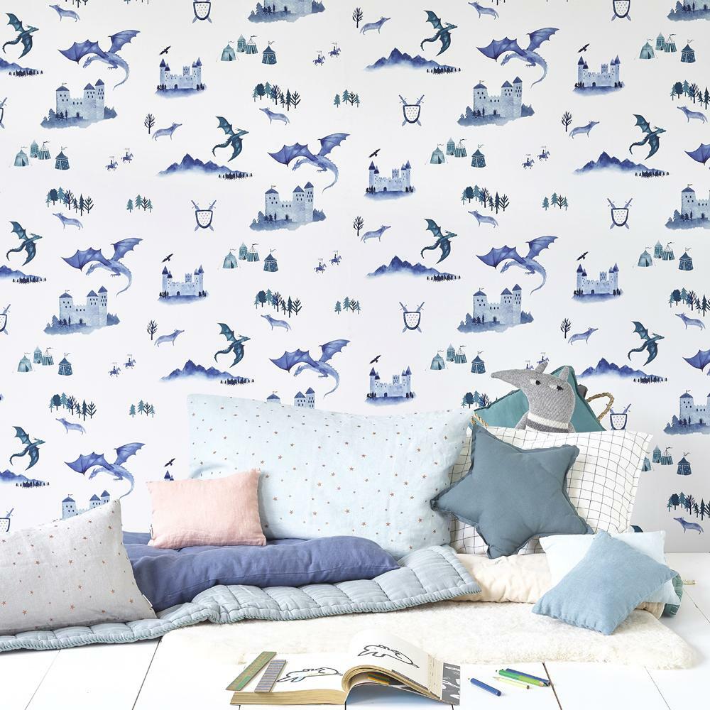 Wallpaper - Castle and Dragon