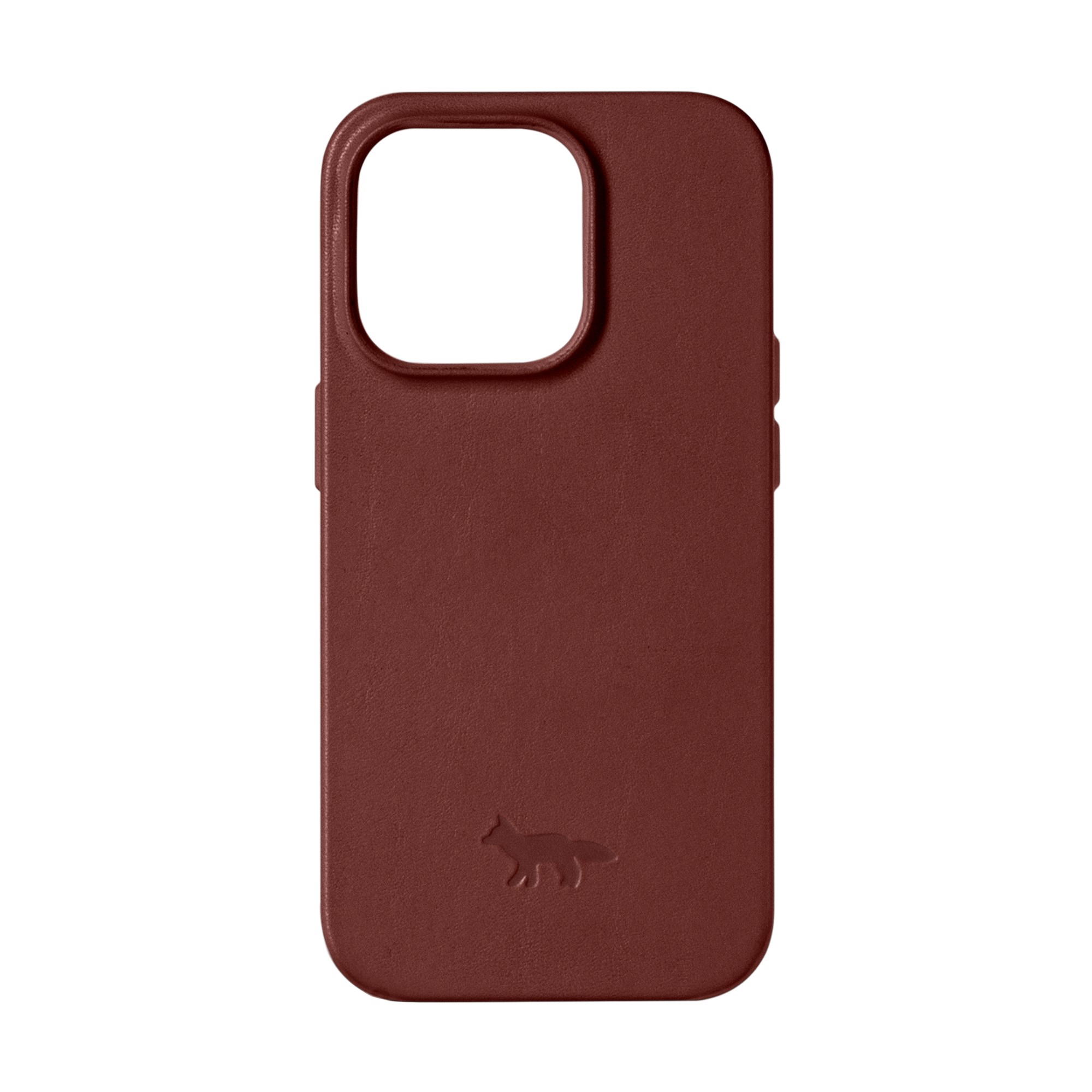 Maison Kitsuné 聯名皮革系列- iPhone 14 Pro 皮革磁吸卡夾手機殼 