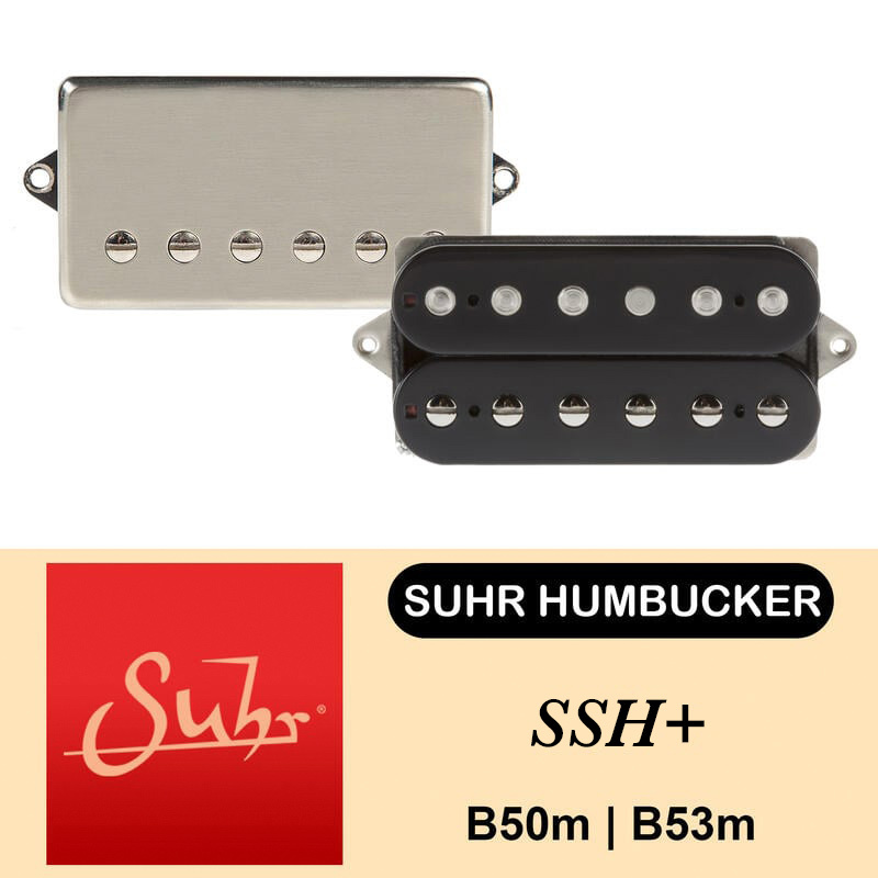Suhr SSh SSH+ 雙線圈 後段 拾音器 黑色/銀色