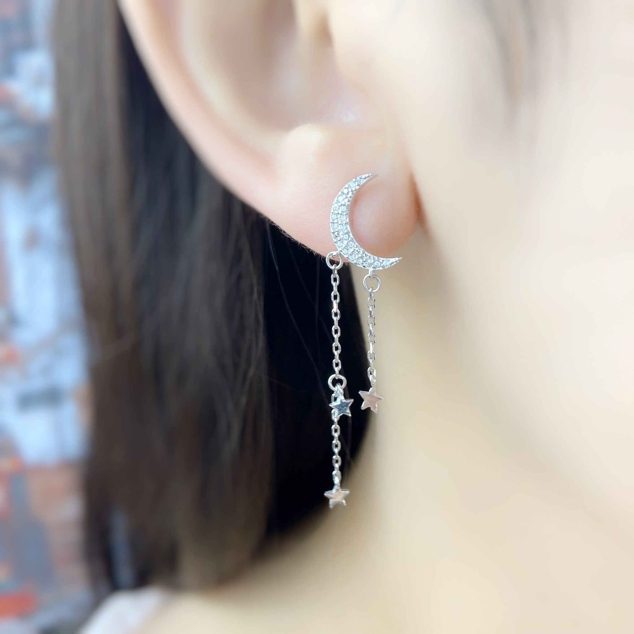 丨925純銀丨 陪著你耳環丨EA0163丨