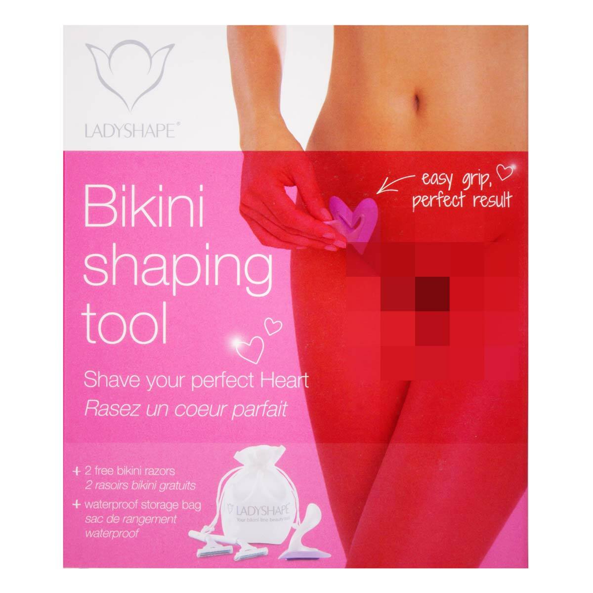 Ladyshape 心形私處剃刮模板