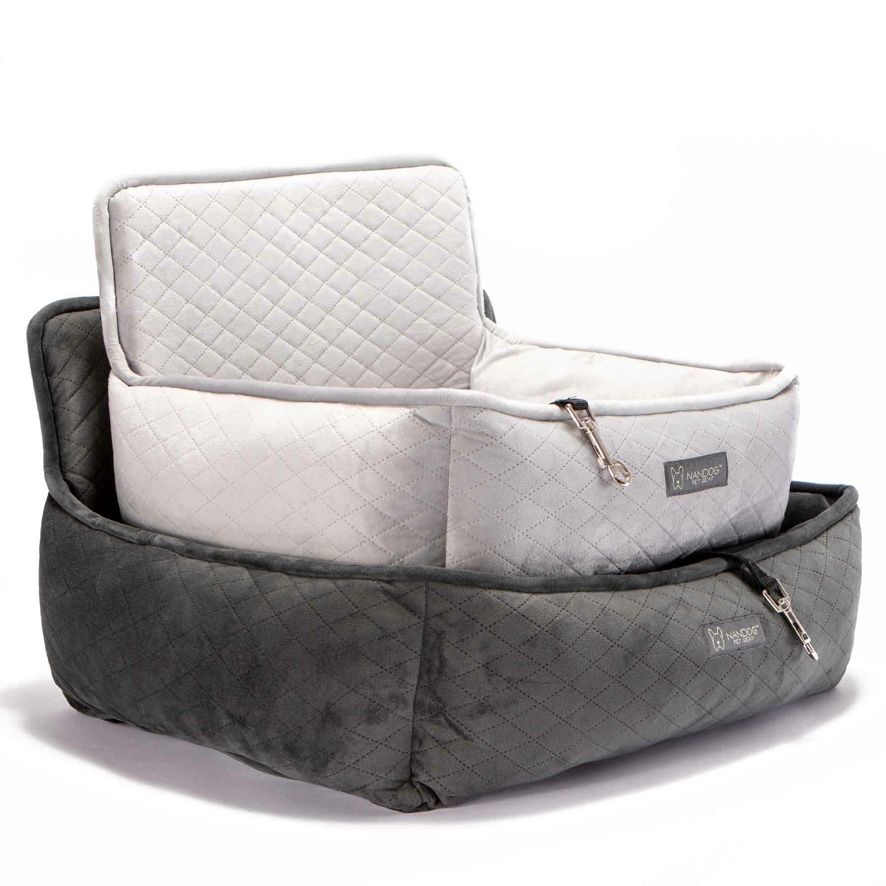 Nandog Super Soft Luxe Plush Dog Car Seat