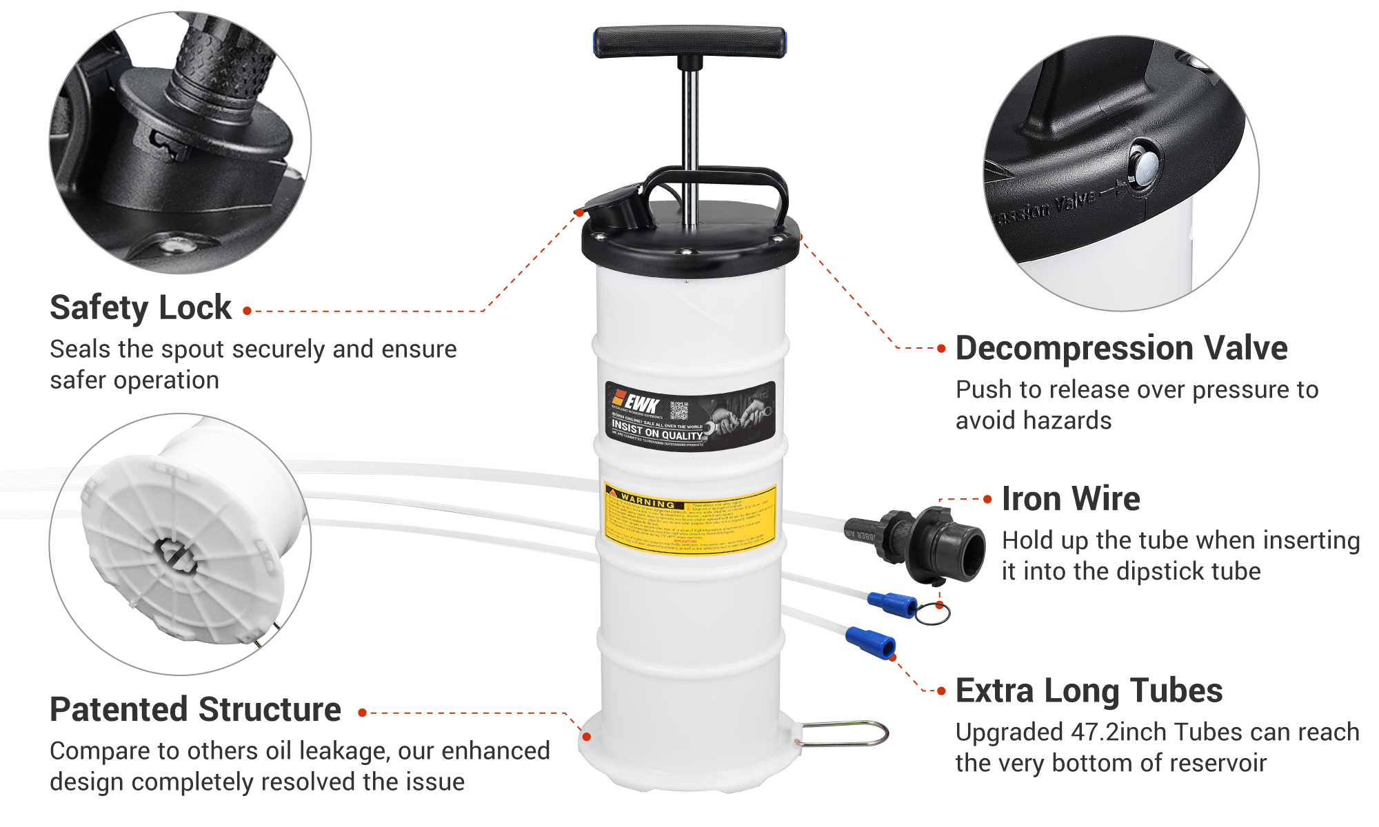 6.5L Manual Oil Extractor Pump | EWK