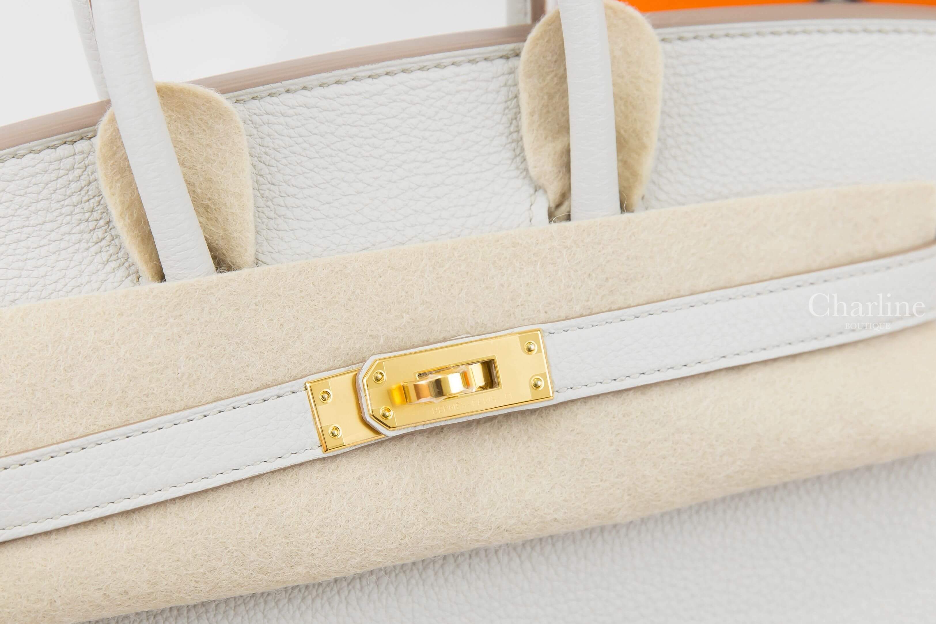 Hermès Birkin 25cm 8L Beton Togo 冰川灰金釦鉑金包