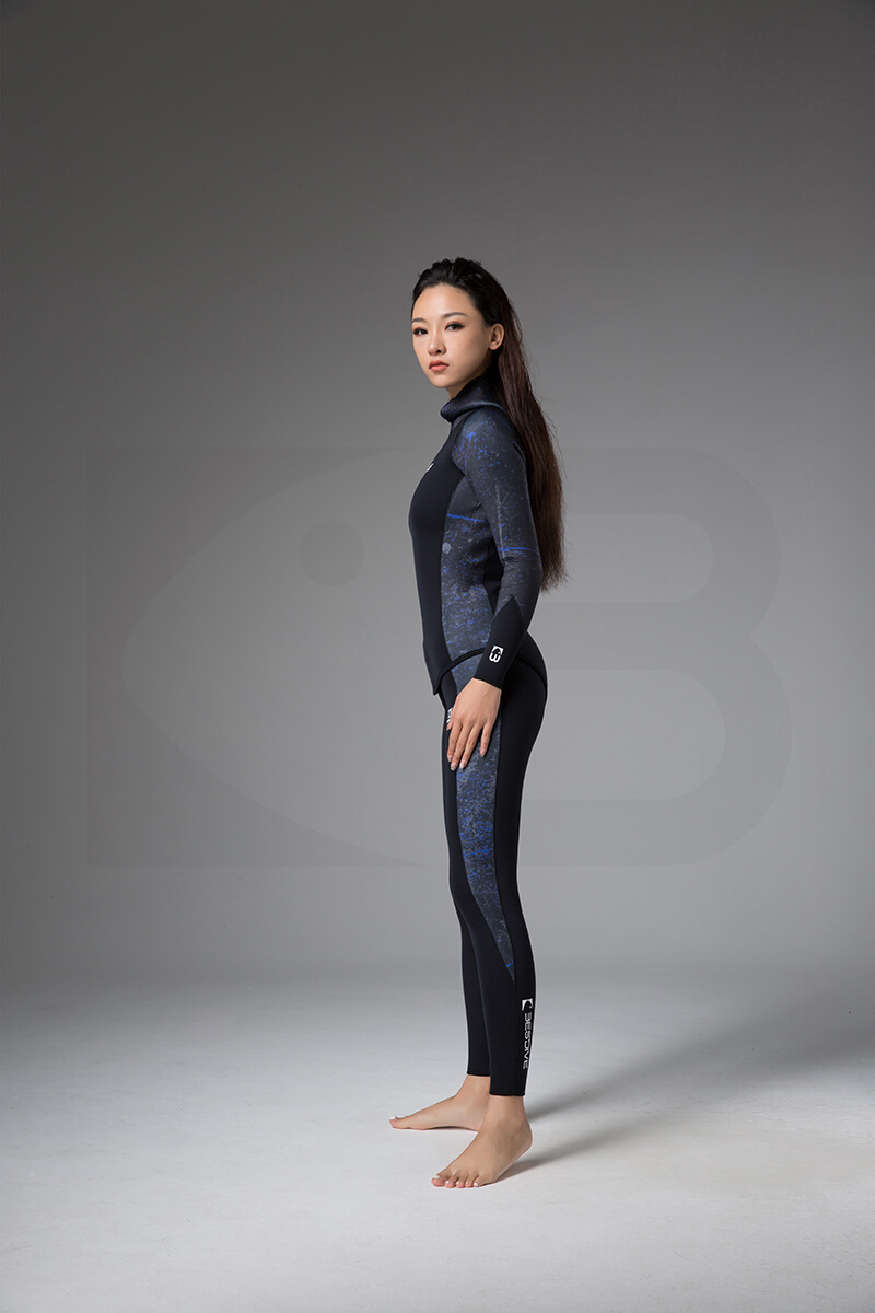 ▲現貨-Bestdive 女款 3mm 秀頎迷彩 自潛下褲-夜空藍