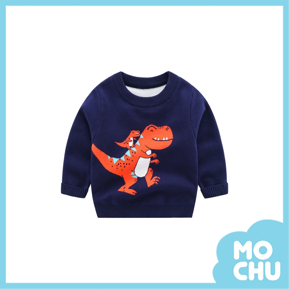 跑跑小恐龍套頭毛衣
