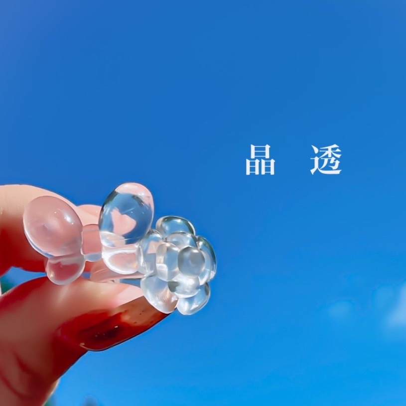 戒指色卡甲片 (蝴蝶結/山茶花)