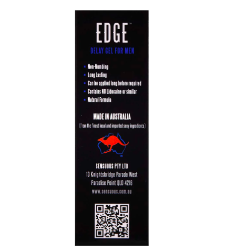〔澳洲製造〕Sensuous Edge 能力增強凝膠 7ml (可用約30次！)
