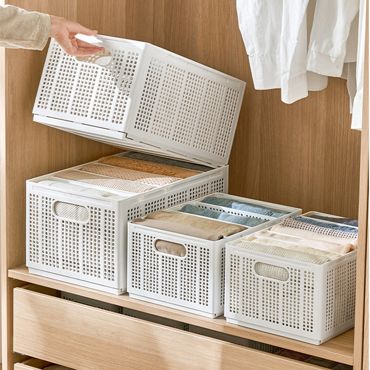 Kinkota INNOVATIVE PLASTIC Wardrobe Closet Organizers and Storage Baskets