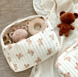 Dot to Dot 印花旅行袋