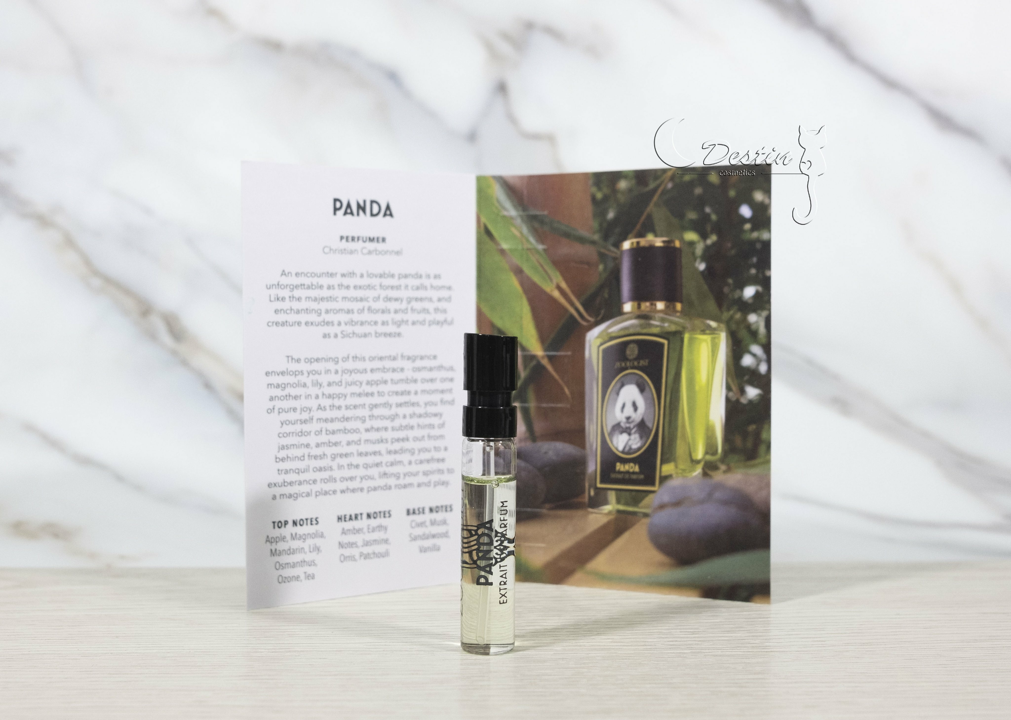 Zoologist 動物學家熊貓Panda 中性淡香精2ml 全新試管香水可噴式