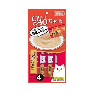 CIAO 吞拿魚+鱈場蟹醬 (14gx4支裝) 【$100 X 7 包】【可混合其他口味】
