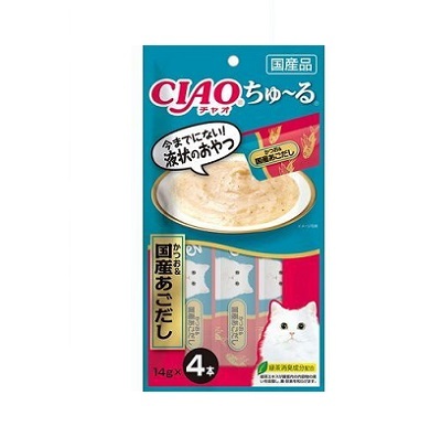 CIAO 吞拿魚 + 國產飛魚醬 (14gx4支裝) 【$100 X 7 包】【可混合其他口味】