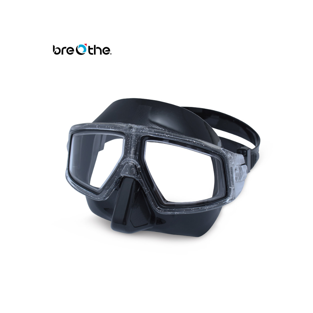 水呼吸breathe 曲面低容積面鏡(防霧抗UV) 閃粉框 11-B