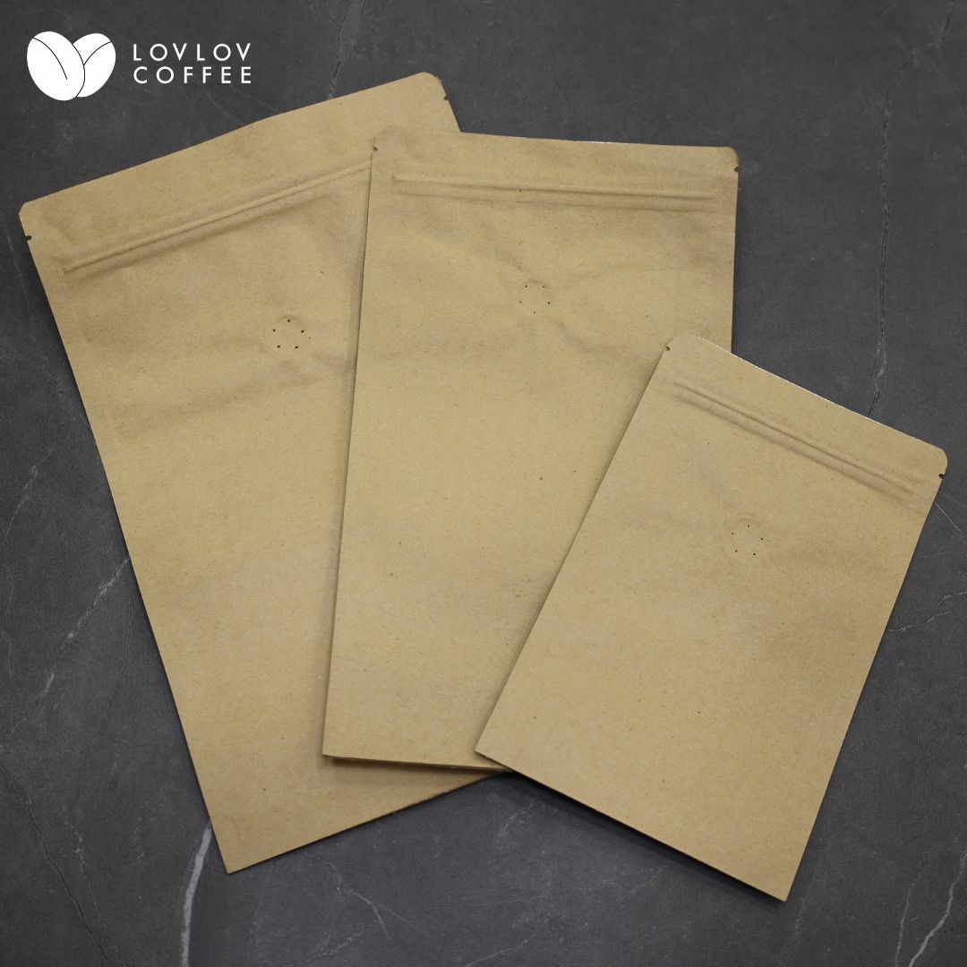 咖啡豆排氣閥袋 牛皮袋