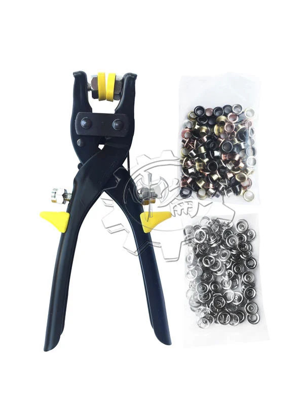 ＊中崙五金【附發票】雞眼鈕扣鉗打孔 2合1 雞眼扣鉗 鈕扣裝飾用鉗 可省力65% 台灣製 92-895(N92895)