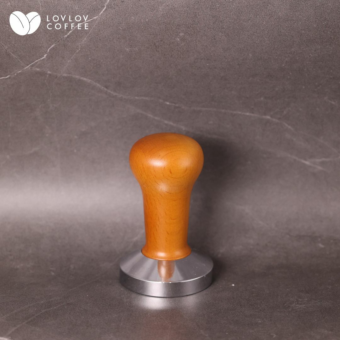 58mm木柄咖啡填壓器