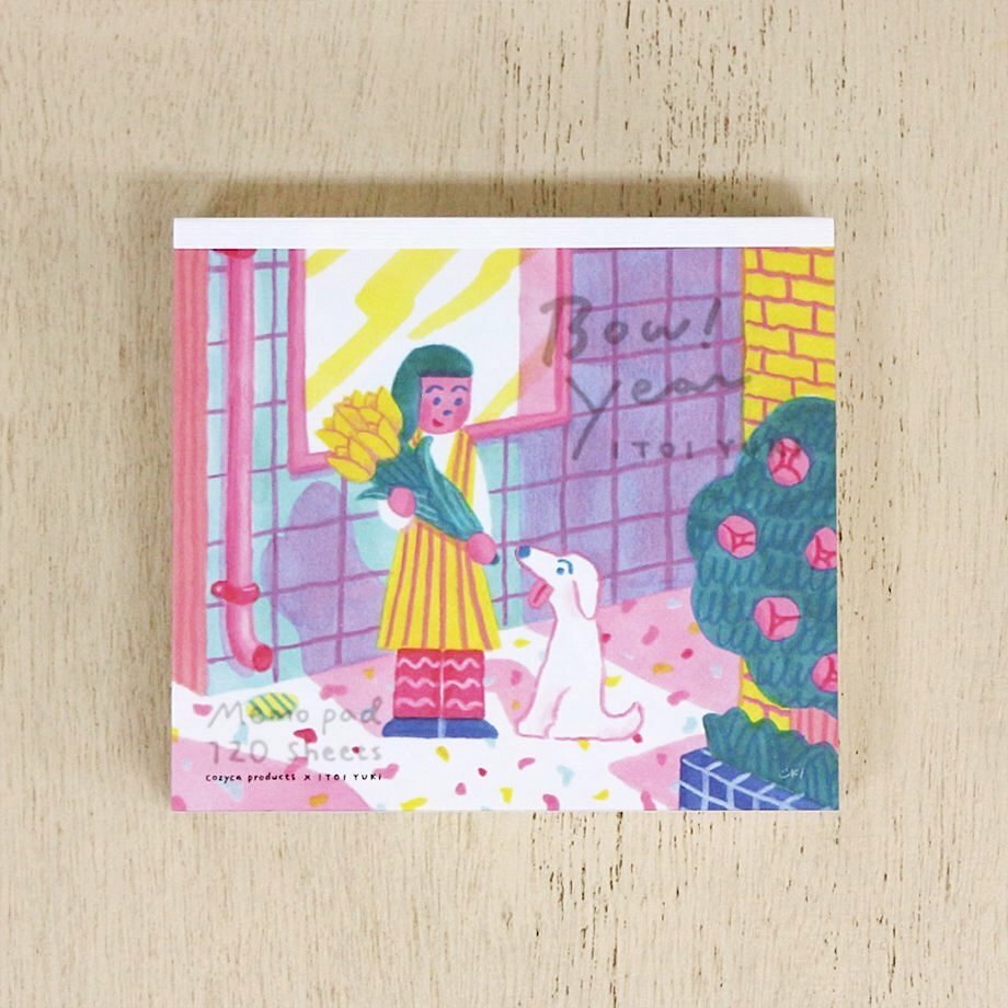 Hyogensha Memo Pad－Itoi Yuki Bow! year (Japanese Stationery Brand)