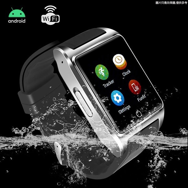 韓國JK 智能高清大屏安卓系統手錶電話 多功能插卡藍牙拍照定位智能電話手錶 (J0705)