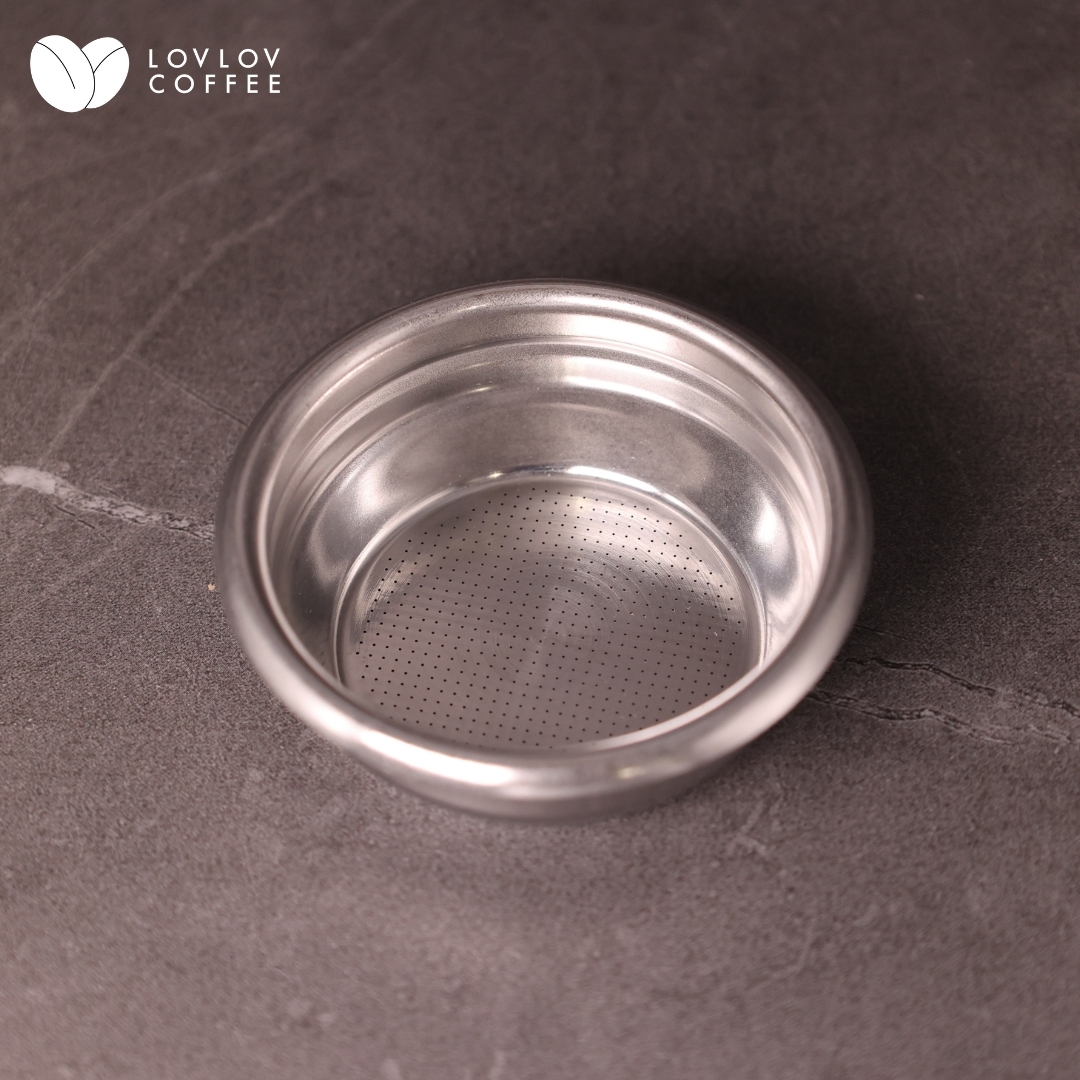 多孔單份/雙份咖啡把手濾杯 粉碗