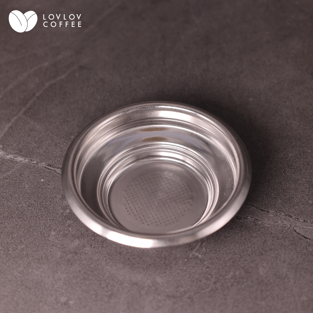 多孔單份/雙份咖啡把手濾杯 粉碗