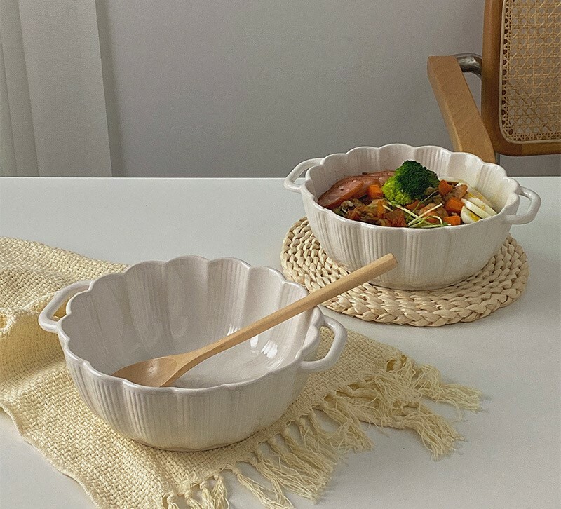 《1382》穆尼生活花邊雙耳碗