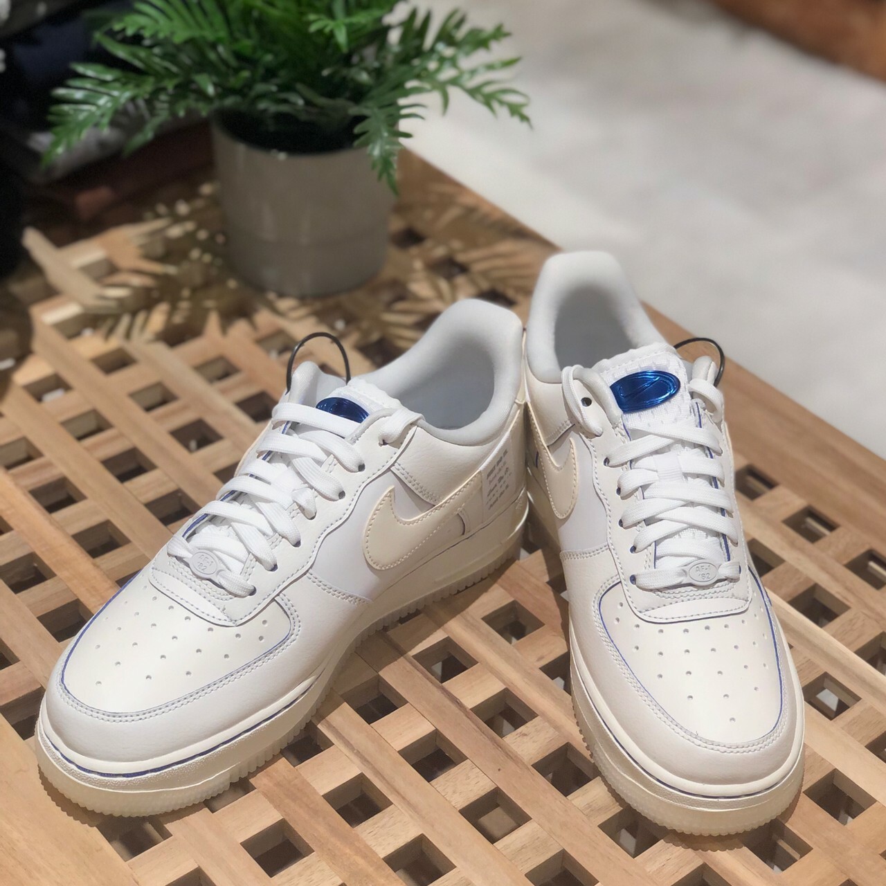 Nike Air Force1 07 LX White Sail Blue白藍低筒奶油海鹽1839-111