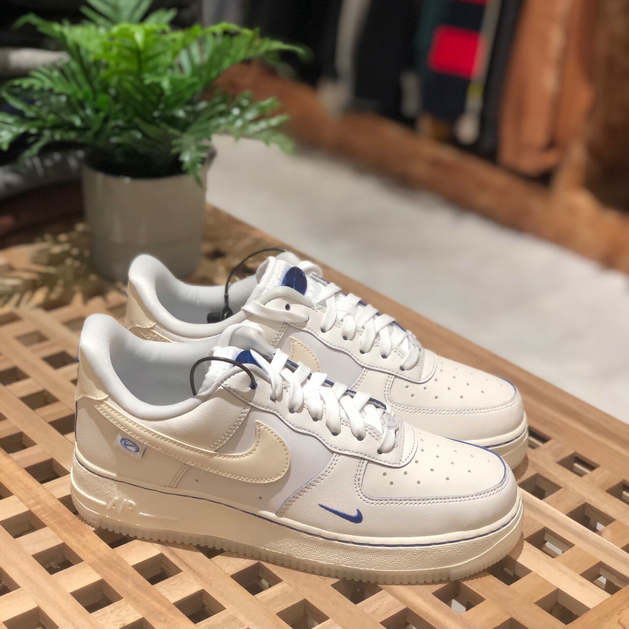 Nike Air Force1 07 LX White Sail Blue白藍低筒奶油海鹽1839-111