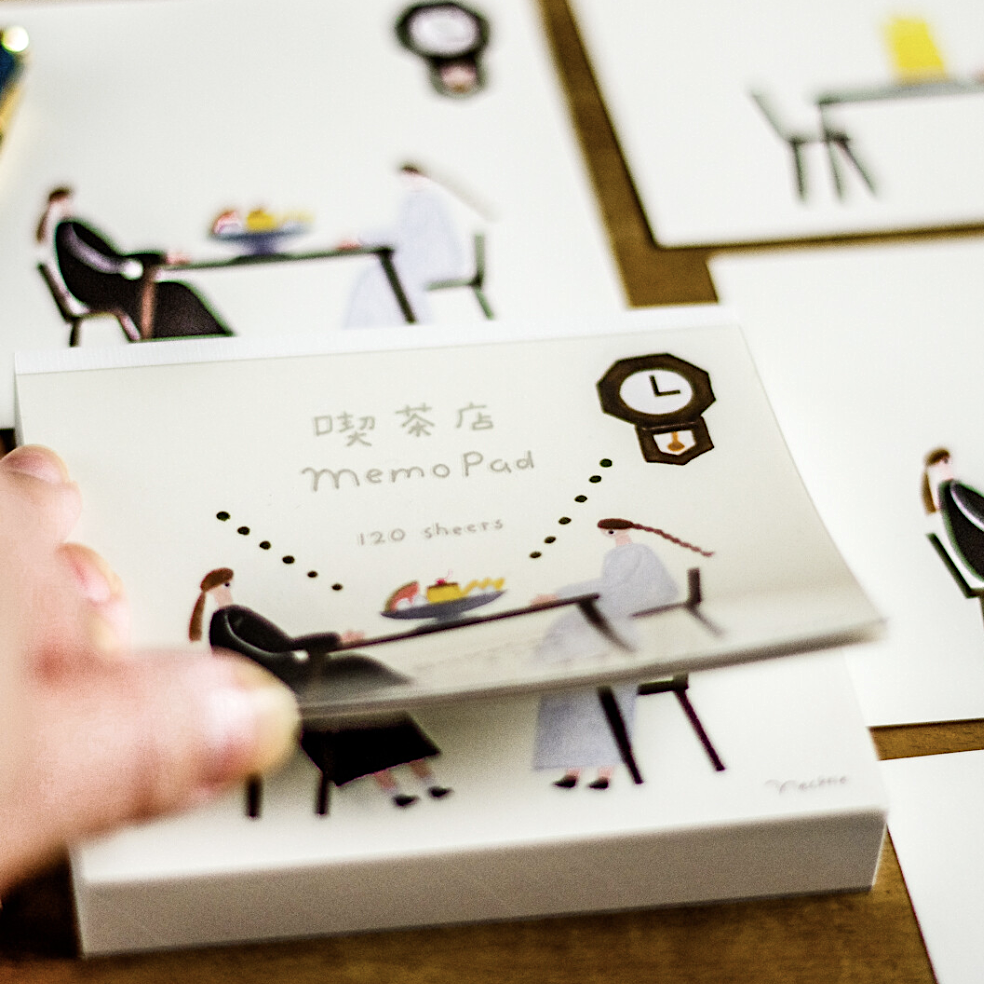 Hyogensha Memo Pad－Necktie Series (Japanese Stationery Brand)