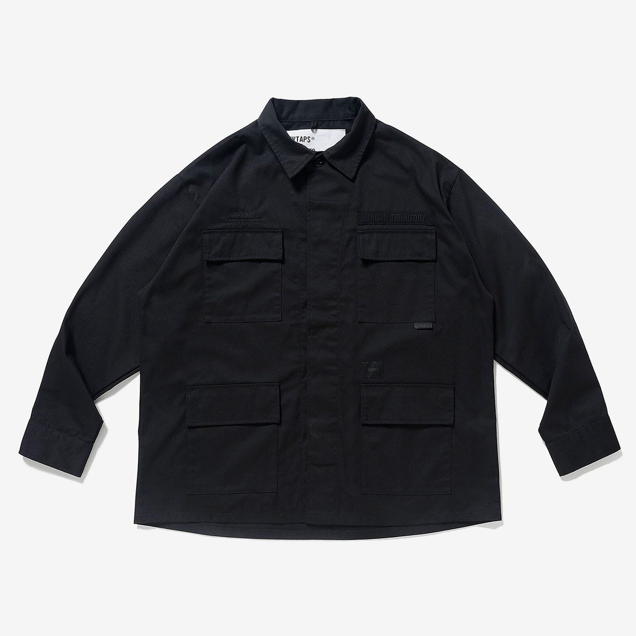 WTAPS FW22 JUNGLE / LS / CTPL. TWILL. DOT SIGHT BLACK