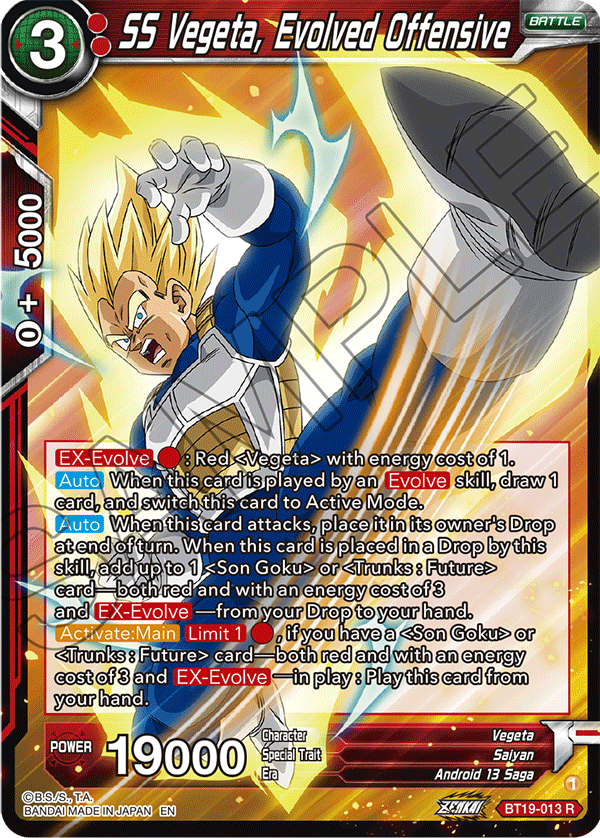 BT19-013 SS Vegeta, Evolved Offensive