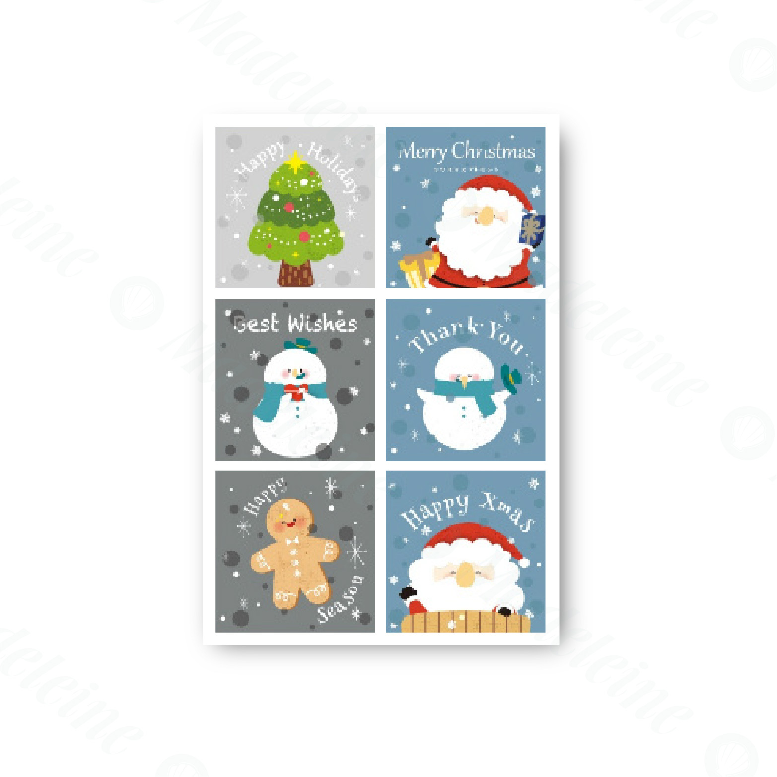 [ 包裝材料 ] 禮品貼紙  祝福的禮物 原裝18枚/包