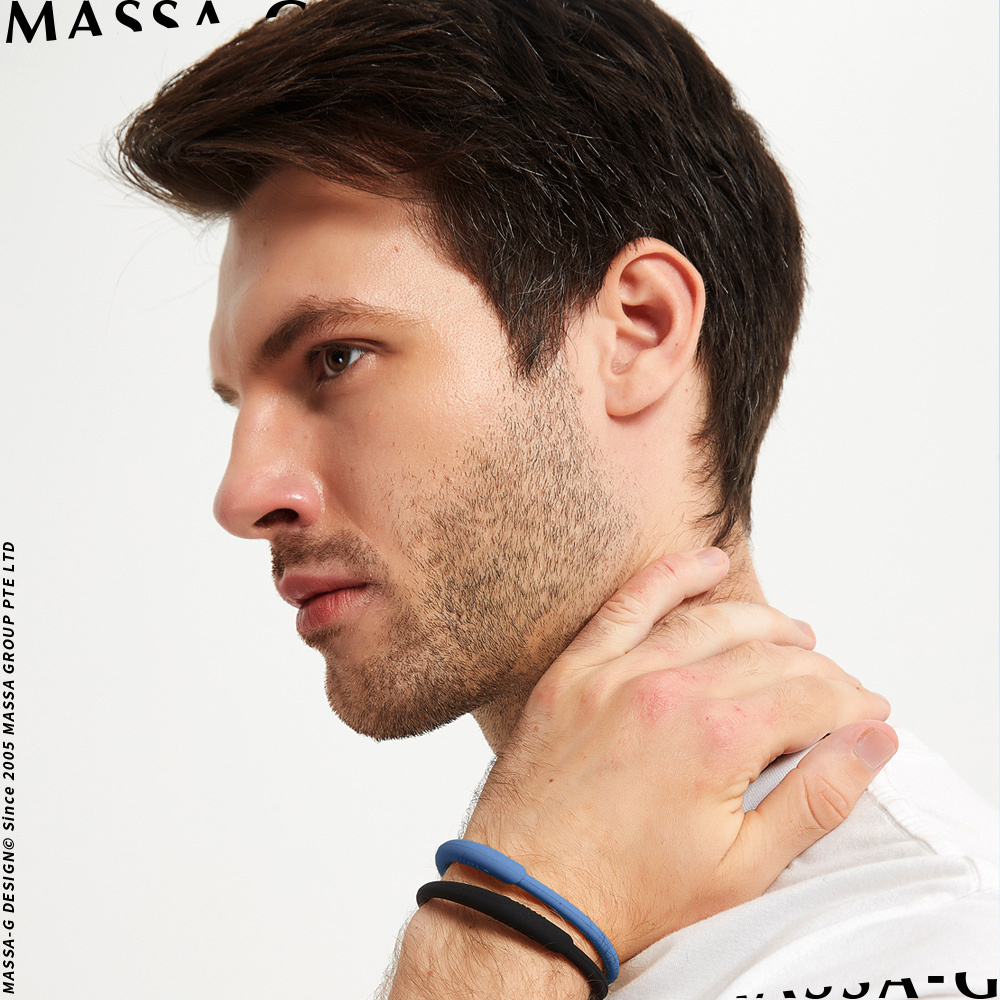 MASSA-G 炫彩動感負離子能量手環