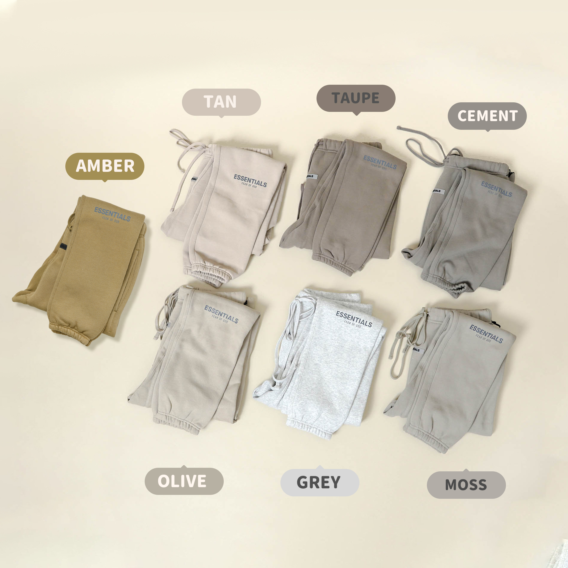 FOG Fear Of God Essentials SWEATPANT 棉質長褲 棉褲 【593331】【593332】【593333】【593334】【602685】【602649】