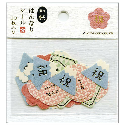 日本製和紙貼紙包30杖入 (富士山 )