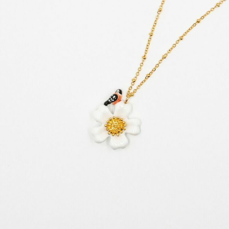 NACH 鳥語大白花瓷項鍊