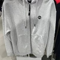 [S] EVISU COMMON WAFAN DECORATION BIG HILLS LOOSE FIT HOOD ZIP UP,MELANGE GREY, EU3UZT901-MELANGE GREY (SEV111)