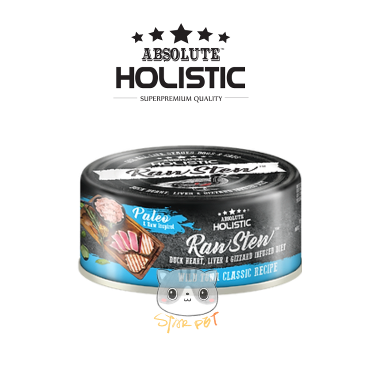 Absolute Holistic RawStew (Cats & Dogs) Wild Tuna Classic 80g