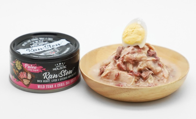 Absolute Holistic RawStew (Cats & Dogs) Wild Tuna & Quail Egg 80g