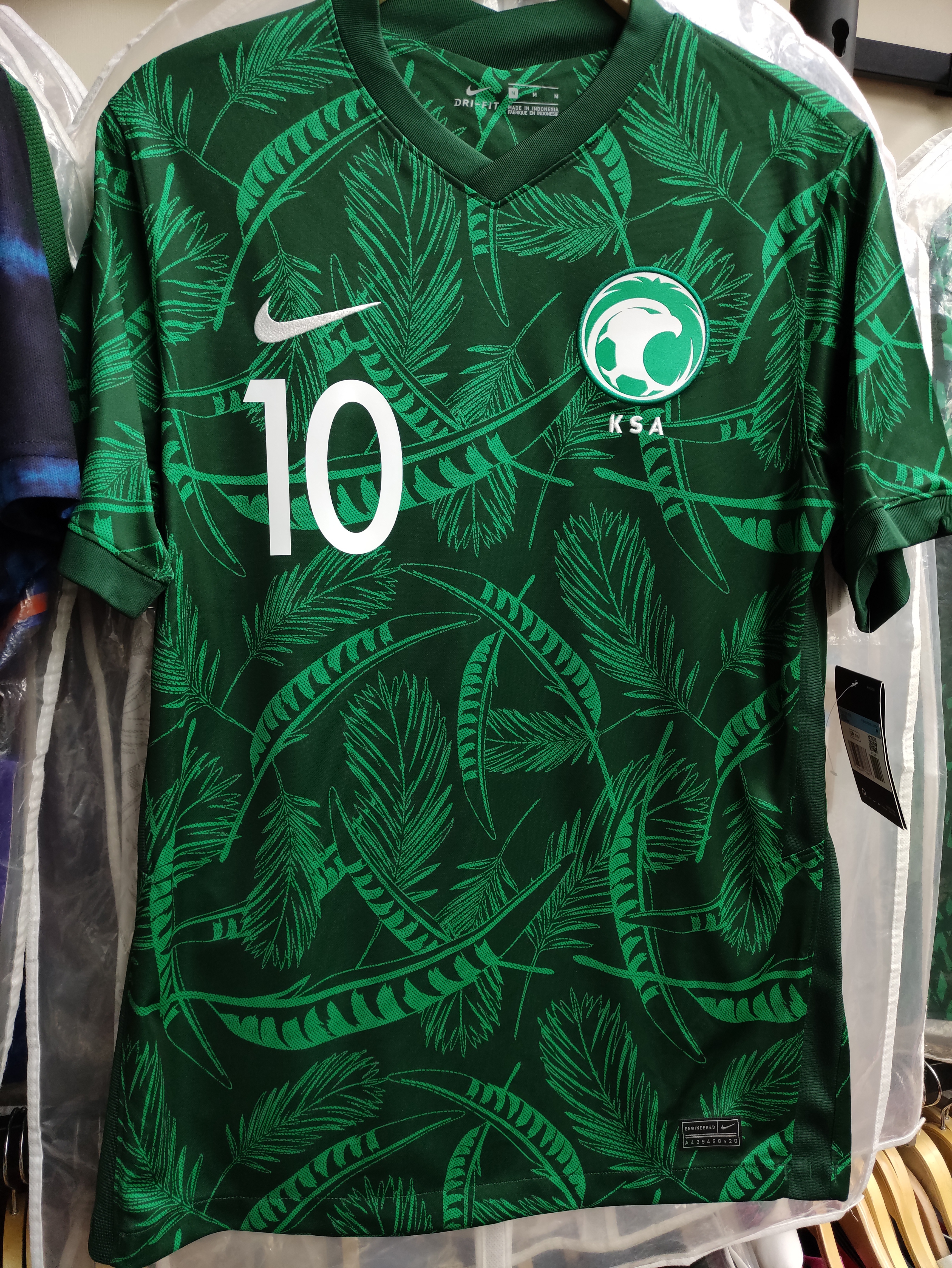 20-22沙特阿拉伯國家隊作客球迷版球衣