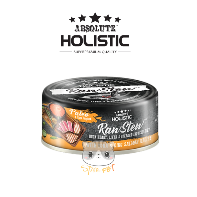 Absolute Holistic RawStew (Cats & Dogs) Wild Tuna & Wild Salmon 80g