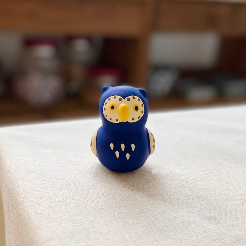 手工陶器 貓頭鷹｜瀨戶陶芸社玩具工房