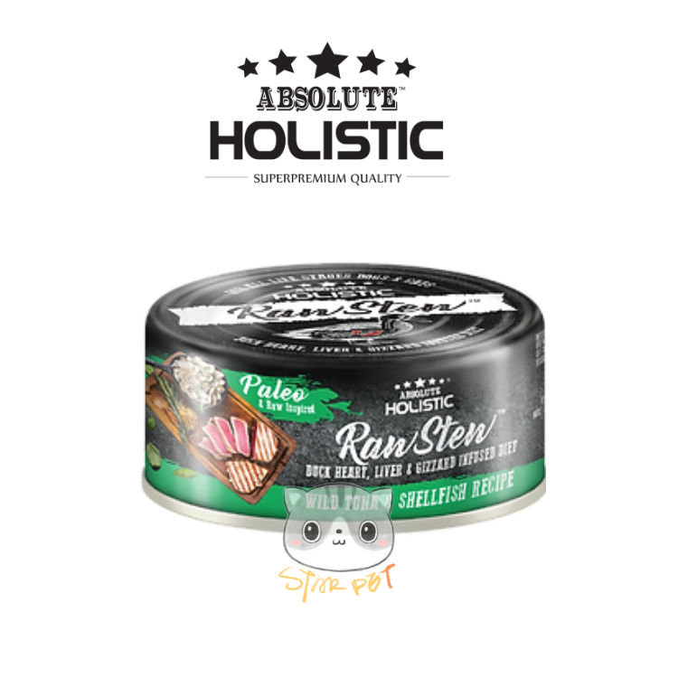 Absolute Holistic RawStew (Cats & Dogs) Wild Tuna & Shellfish 80g