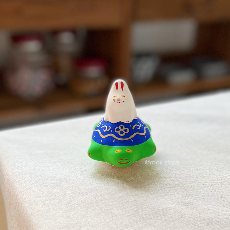 手工陶器 兎と亀｜瀨戶陶芸社玩具工房