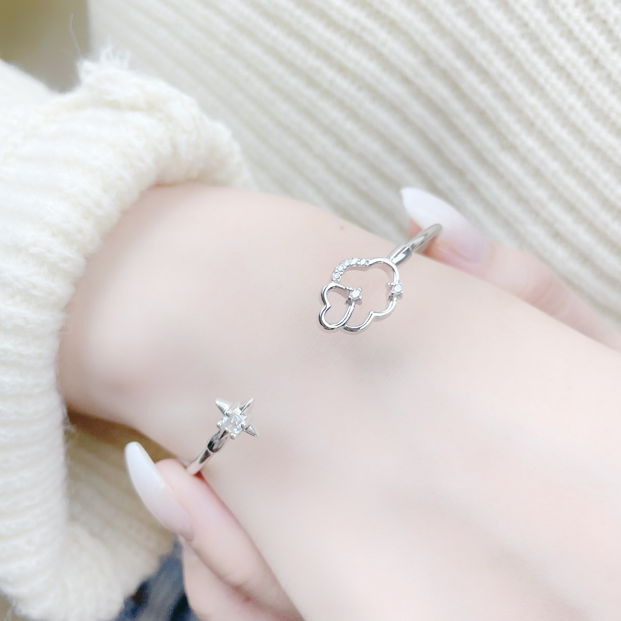 | 925 Silver・White Gold・Rose Gold | Sky Dream Bracelet（Silver / Rose Gold） | BR0743 |